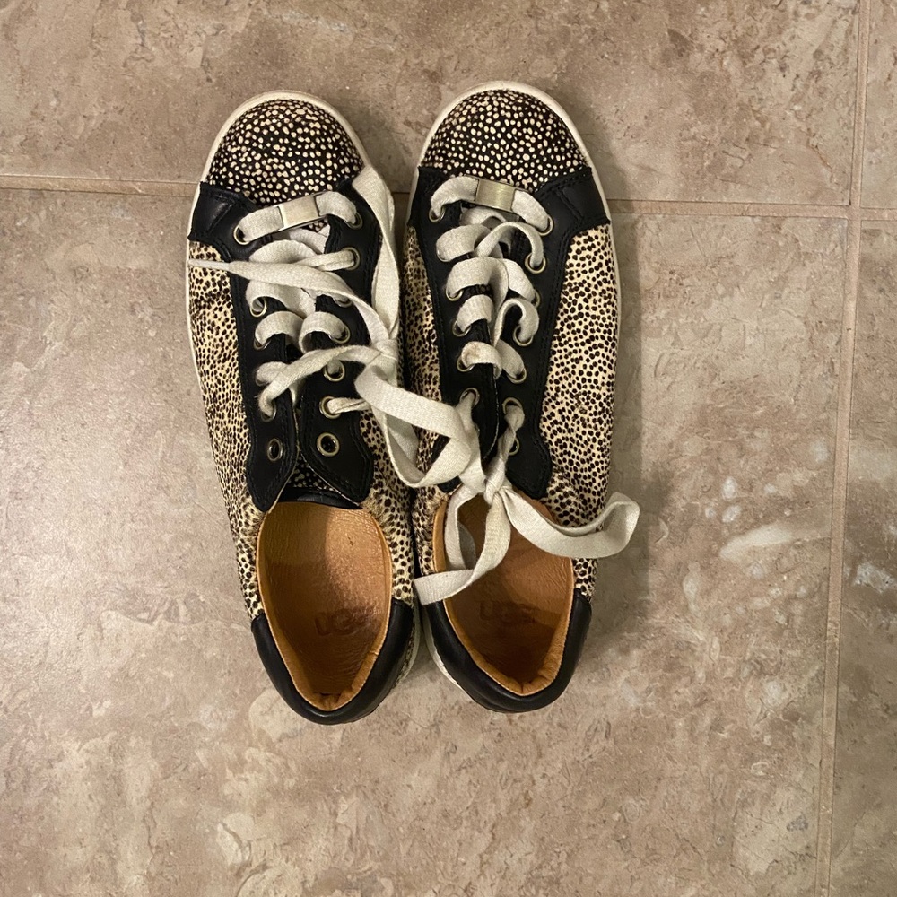 Ugg casual, suede feel, shoes, only worn a couple of times.